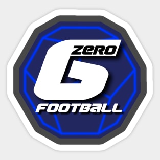 Zero G Football (blue) Sticker